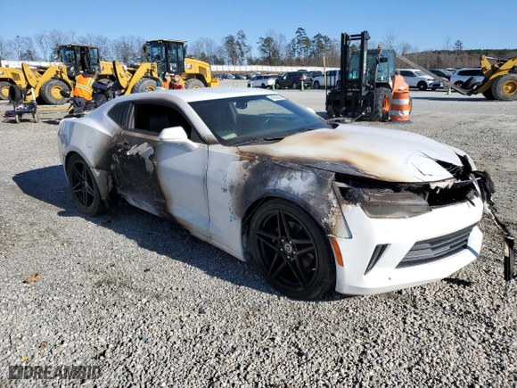 2017 Chevrolet Camaro 2LT with VIN 1G1FC1RS1H0157133, listed as a Copart auction lot 41505225 with 0 mi miles and Salvage Title. Bid and sale history available at carsss.com. Image 4.