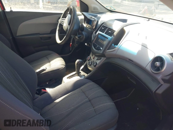 2014 Chevrolet Sonic LT with VIN 1G1JC6SG1E4129835, listed as a IAAI auction lot 42080133 with 94,170 mi miles. Bid and sale history available at carsss.com. Image 5.