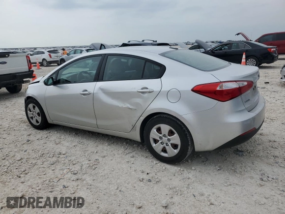 2015 Kia Forte LX with VIN KNAFK4A63F5301594, listed as a Copart auction lot 54932795 with 69,663 mi miles and Salvage Title. Bid and sale history available at carsss.com. Image 2.