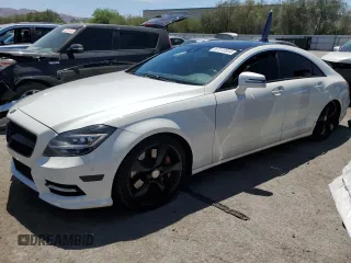 2014 Mercedes-Benz CLS-Class CLS 550 with VIN WDDLJ7DB9EA098998, listed as a Copart auction lot 57313054 with 146,674 mi miles and Salvage Title. Bid and sale history available at carsss.com. Image 1.