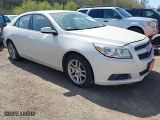 2013 Chevrolet Malibu ECO with VIN 1G11F5RR8DF107603, listed as a IAAI auction lot 42123508 with 80,532 mi miles. Bid and sale history available at carsss.com. Image 1.