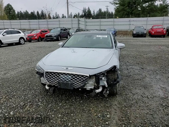 2019 Genesis G70 Advanced with VIN KMTG34LA5KU026138, listed as a Copart auction lot 81159054 with 99,964 mi miles and Salvage Title. Bid and sale history available at DreamBid. Image 11.