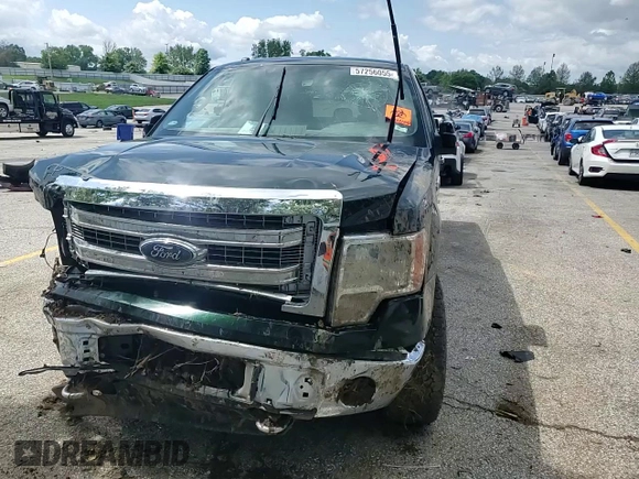 2013 Ford F-150 XL with VIN 1FTFW1EF5DKF14335, listed as a Copart auction lot 57256055 with 71,038 mi miles and Salvage title. Bid and sale history available at DreamBid. Image 13.