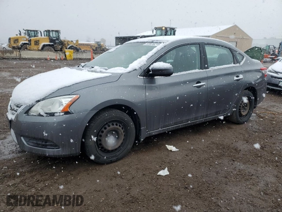 2015 Nissan Sentra SV with VIN 3N1AB7AP6FL679385, listed as a Copart auction lot 53828215 with 128,151 mi miles and Clean Title. Bid and sale history available at carsss.com. Image 1.