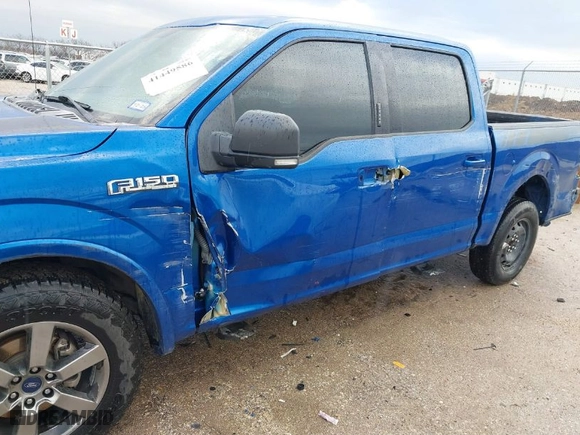 2017 Ford F-150 XL with VIN 1FTEW1CF3HKC33574, listed as a IAAI auction lot 41449586 with 133,199 mi miles. Bid and sale history available at carsss.com. Image 6.