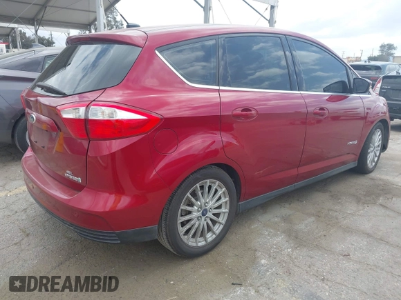 2013 Ford C-Max SEL with VIN 1FADP5BU8DL505854, listed as a IAAI auction lot 42121091 with Not Provided miles. Bid and sale history available at carsss.com. Image 4.