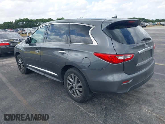 2015 Infiniti QX60 with VIN 5N1AL0MM6FC510817, listed as a IAAI auction lot 41890968 with 179,917 mi miles. Bid and sale history available at carsss.com. Image 3.