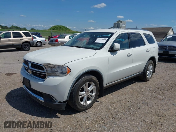 2011 Dodge Durango Express with VIN 1D4RE2GGXBC733958, listed as a IAAI auction lot 39913864 with 159,846 mi miles. Bid and sale history available at carsss.com. Image 2.
