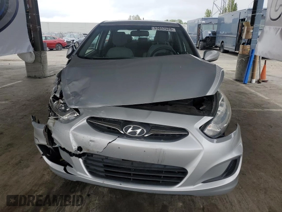 2014 Hyundai Accent GLS with VIN KMHCT4AE8EU643620, listed as a Copart auction lot 53852525 with 90,279 mi miles and Salvage Title. Bid and sale history available at carsss.com. Image 5.