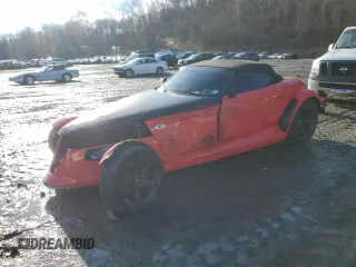 2000 Plymouth Prowler z VIN 1P3EW65GXYV605039, wystawiony jako Copart lot #86871634 z przebiegiem 33 584 mil mil oraz Szkody całkowita. Historia ofert i sprzedaży dostępna na DreamBid. Obrazek 1.