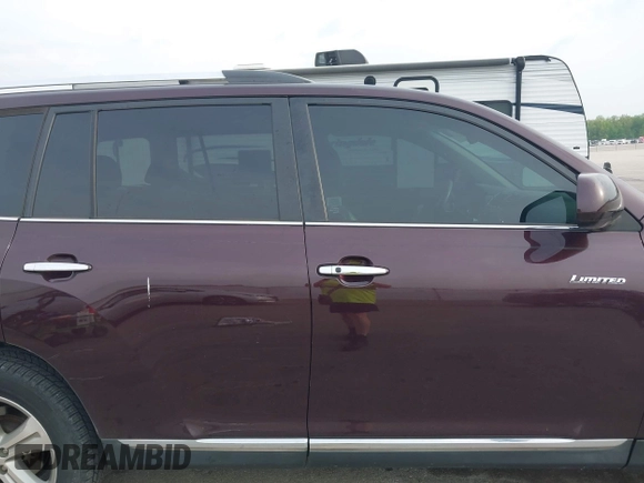 2012 Toyota Highlander Limited with VIN 5TDDK3EH3CS146163, listed as a IAAI auction lot 42145707 with 140,746 mi miles and . Bid and sale history available at DreamBid. Image 14.