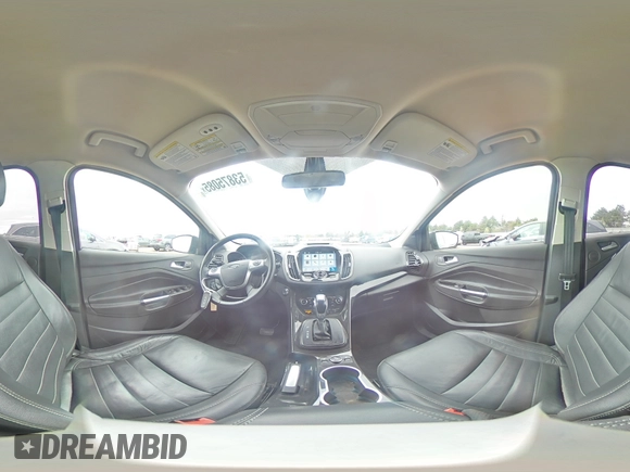 2016 Ford Escape Titanium with VIN 1FMCU9J94GUA43063, listed as a Copart auction lot 53875085 with 71,227 mi miles and Salvage Title. Bid and sale history available at DreamBid. Image 14.