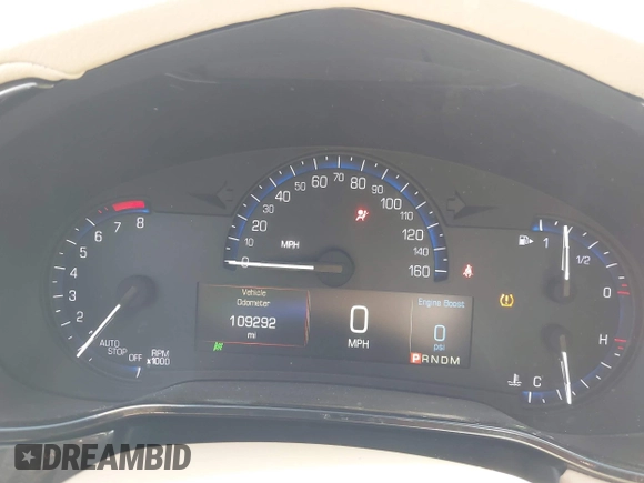 2016 Cadillac CTS Sedan Luxury Collection RWD with VIN 1G6AR5SX9G0115372, listed as a IAAI auction lot 41622317 with 109,292 mi miles. Bid and sale history available at carsss.com. Image 7.