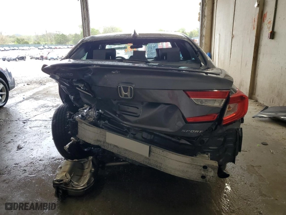 2019 Honda Accord Sedan Sport 1.5T with VIN 1HGCV1F3XKA019904, listed as a Copart auction lot 52030285 with 123,077 mi miles and Salvage Title. Bid and sale history available at carsss.com. Image 6.