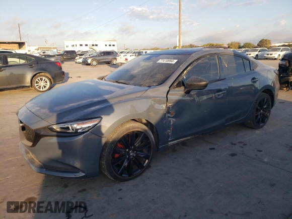 2021 Mazda 6 Grand Touring Reserve with VIN JM1GL1WY7M1602094, listed as a Copart auction lot 77470994 with 15,214 mi miles and Salvage Title. Bid and sale history available at DreamBid. Image 1.