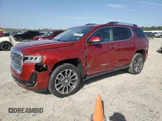 2021 GMC Acadia Denali with VIN 1GKKNPLS0MZ224388, listed as a Copart auction lot 46606365 with 47,240 mi miles and Salvage Title. Bid and sale history available at carsss.com. Image 1.