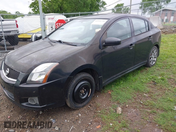 2012 Nissan Sentra SE-R with VIN 3N1BB6AP2CL642182, listed as a IAAI auction lot 42191738 with 92,858 mi miles and . Bid and sale history available at DreamBid. Image 2.