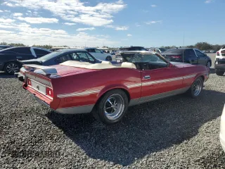 1973 Ford Mustang z VIN 3F03Q153548, wystawiony jako Copart lot #74131574 z przebiegiem 72 492 mil mil oraz Nie do naprawy • Non repairable. Historia ofert i sprzedaży dostępna na DreamBid. Obrazek 3.