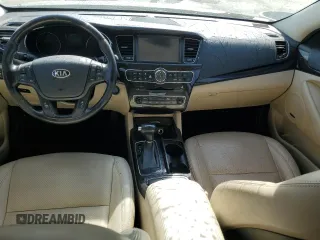 2014 Kia Cadenza Premium with VIN KNALN4D79E5120531, listed as a Copart auction lot 45104745 with Not Provided miles and Salvage Title. Bid and sale history available at DreamBid. Image 8.