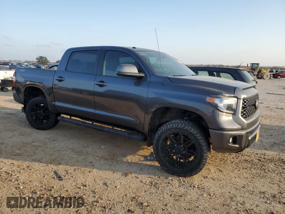 2018 Toyota Tundra 2WD SR5 with VIN 5TFEM5F19JX128043, listed as a Copart auction lot 44219785 with 82,832 mi miles and Salvage Title. Bid and sale history available at carsss.com. Image 4.