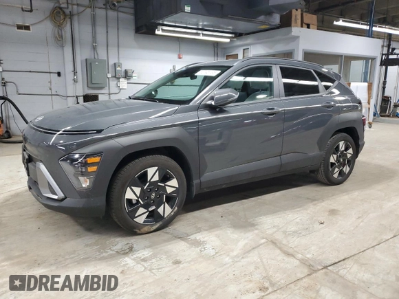 2024 Hyundai Kona SEL with VIN KM8HC3AB3RU138337, listed as a Copart auction lot 50745135 with 9,455 mi miles and Salvage Title. Bid and sale history available at DreamBid. Image 1.