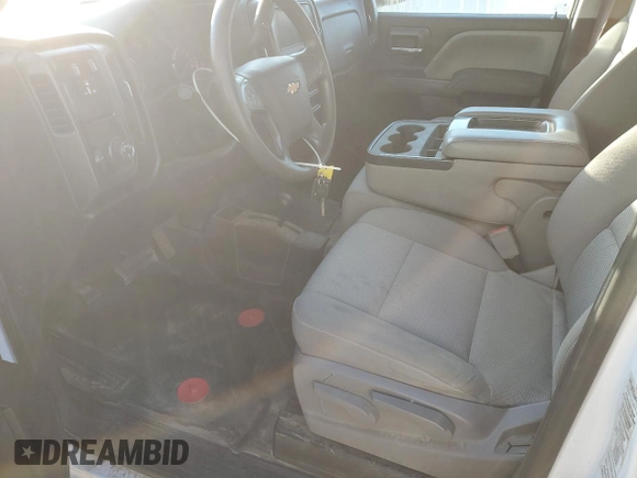 2017 Chevrolet Silverado 1500 Work Truck with VIN 1GCVKNEC6HZ125379, listed as a Copart auction lot 52095815 with 123,285 mi miles and Salvage Title. Bid and sale history available at DreamBid. Image 7.