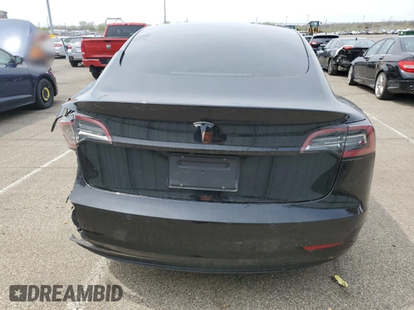 2021 Tesla Model 3 Standard Range Plus with VIN 5YJ3E1EA2MF850760, listed as a Copart auction lot 53487885 with 71,065 mi miles and Clean Title. Bid and sale history available at DreamBid. Image 6.