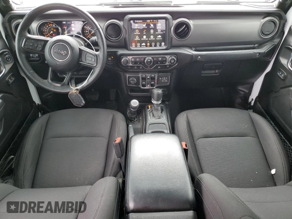 2022 Jeep Gladiator Texas Trail with VIN 1C6HJTAG3NL166183, listed as a Copart auction lot 51061295 with 20,112 mi miles and Salvage Title. Bid and sale history available at carsss.com. Image 8.