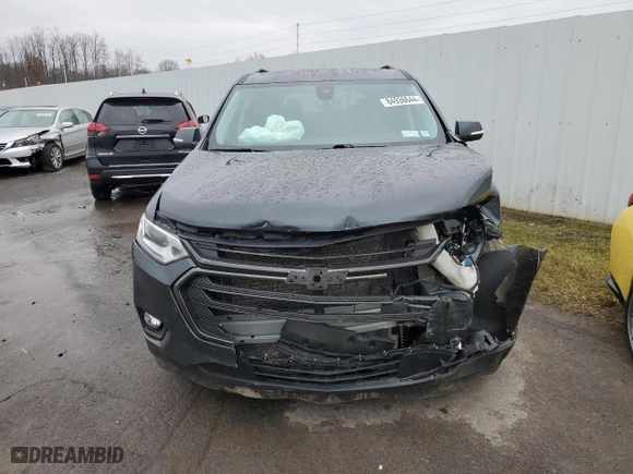 2021 Chevrolet Traverse RS with VIN 1GNEVJKW9MJ215561, listed as a Copart auction lot 84938644 with 93,760 mi miles and Salvage Title. Bid and sale history available at carsss.com. Image 5.