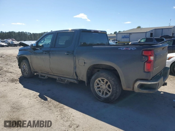 2021 Chevrolet Silverado 1500 LT with VIN 1GCUYDED6MZ317425, listed as a Copart auction lot 42543185 with 117,969 mi miles and Salvage Title. Bid and sale history available at carsss.com. Image 2.