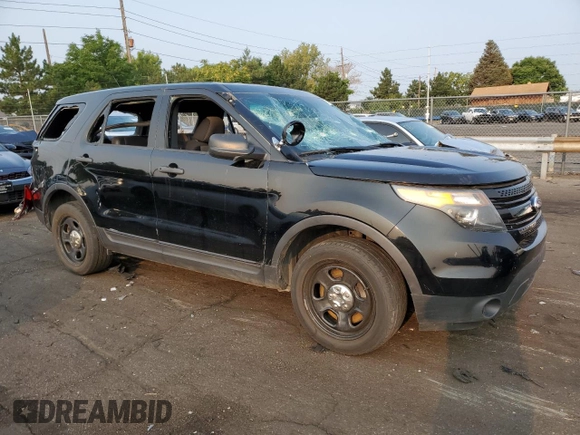 2014 Ford Utility Police Interceptor with VIN 1FM5K8AR3EGC27060, listed as a Copart auction lot 64176954 with 0 mi miles and Clean Title. Bid and sale history available at carsss.com. Image 4.