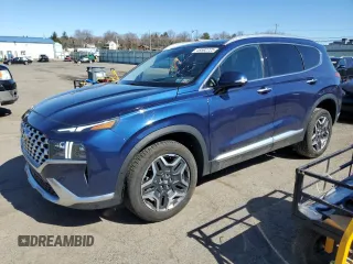 2021 Hyundai Santa Fe Limited with VIN 5NMS4DAL7MH349921, listed as a Copart auction lot 49592725 with 50,541 mi miles and Salvage Title. Bid and sale history available at carsss.com. Image 1.