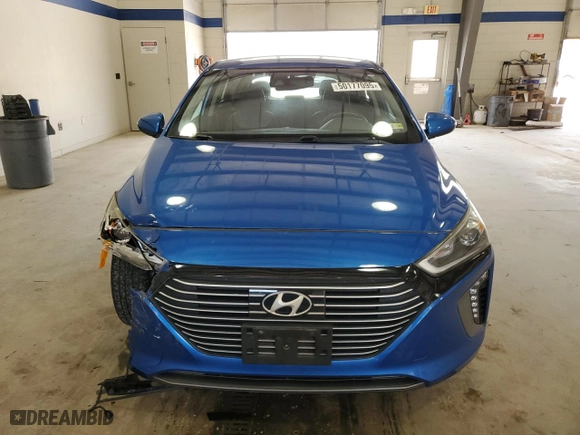 2018 Hyundai Ioniq Hybrid Limited with VIN KMHC05LC6JU096626, listed as a Copart auction lot 50177095 with NaN miles and Salvage Title. Bid and sale history available at carsss.com. Image 5.