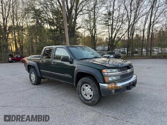 2005 Chevrolet Colorado 1SF LS Z71 with VIN 1GCDT136058221279, listed as a Copart auction lot 55877775 with 191,225 mi miles and Clean Title. Bid and sale history available at carsss.com. Image 1.