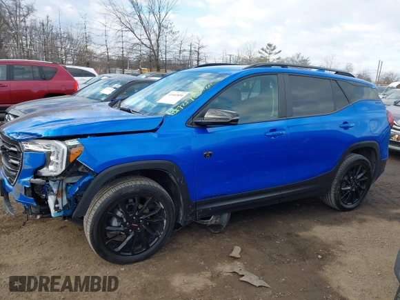 2024 GMC Terrain SLE with VIN 3GKALTEG1RL151176, listed as a IAAI auction lot 41441859 with 10,706 mi miles. Bid and sale history available at carsss.com. Image 14.