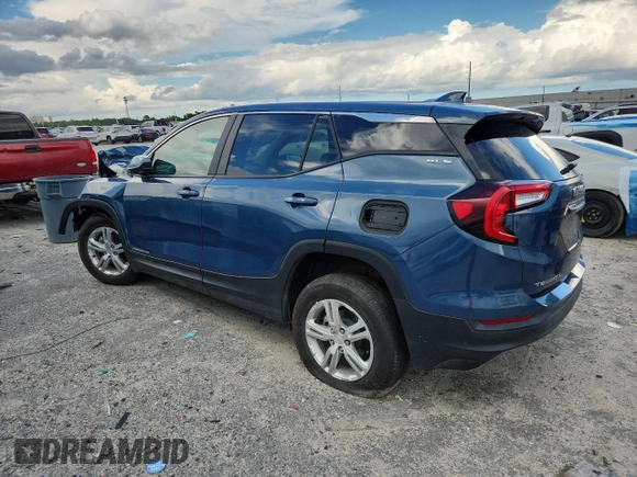 2024 GMC Terrain SLE with VIN 3GKALTEG4RL366051, listed as a Copart auction lot 62989115 with 12,495 mi miles and Clean title. Bid and sale history available at DreamBid. Image 2.