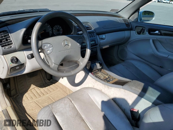 2002 Mercedes-Benz CLK 320/430 with VIN WDBLK70G32T108710, listed as a Copart auction lot 69556774 with 147,268 mi miles and Salvage Title. Bid and sale history available at DreamBid. Image 8.