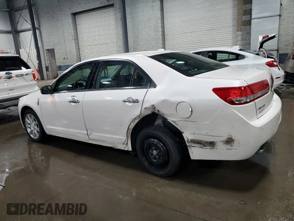 2012 Lincoln MKZ with VIN 3LNHL2GCXCR821600, listed as a Copart auction lot 49785545 with 157,686 mi miles and Salvage Title. Bid and sale history available at DreamBid. Image 2.