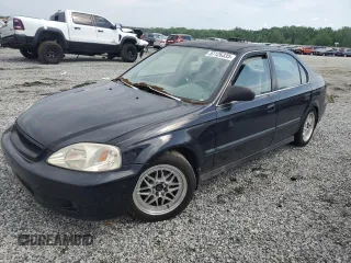 2000 Honda Civic LX z VIN 1HGEJ6670YL054677, wystawiony jako Copart lot #57126335 z przebiegiem 155 471 mil mil oraz Szkoda całkowita • Salvage title. Historia ofert i sprzedaży dostępna na DreamBid. Obrazek 1.
