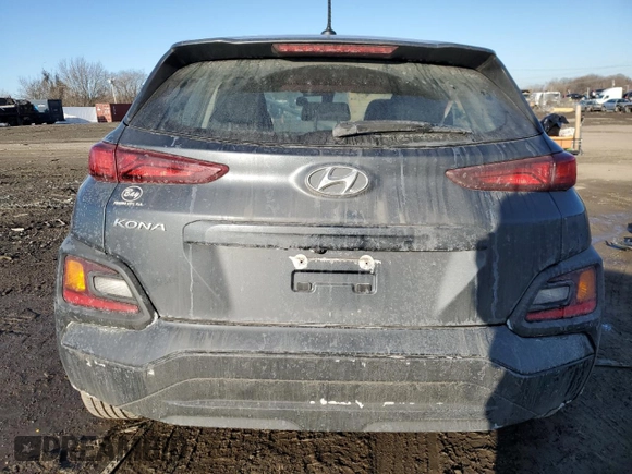 2020 Hyundai Kona SE with VIN KM8K12AA1LU522962, listed as a Copart auction lot 42563705 with 133,920 mi miles and Salvage Title. Bid and sale history available at carsss.com. Image 6.