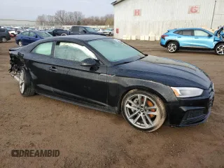 2019 Audi A5 Premium Plus with VIN WAUTNAF52KA030215, listed as a Copart auction lot 51474545 with 53,320 mi miles and Clean Title. Bid and sale history available at DreamBid. Image 4.