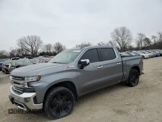 2021 Chevrolet Silverado 1500 LTZ with VIN 1GCUYGET5MZ135627, listed as a Copart auction lot 46025674 with Not Provided miles and Salvage Title. Bid and sale history available at DreamBid. Image 1.