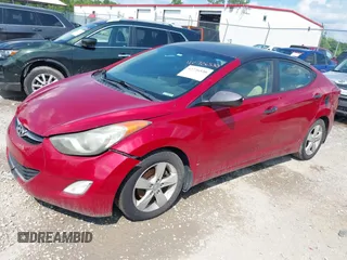 2012 Hyundai Elantra GLS with VIN KMHDH4AE8CU440312, listed as a IAAI auction lot 42726530 with 183,478 mi miles and . Bid and sale history available at DreamBid. Image 2.
