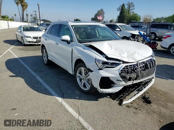 2022 Audi Q3 S line Premium Plus with VIN WA1EECF37N1084209, listed as a Copart auction lot 46819905 with 12,574 mi miles and Salvage Title. Bid and sale history available at carsss.com. Image 11.