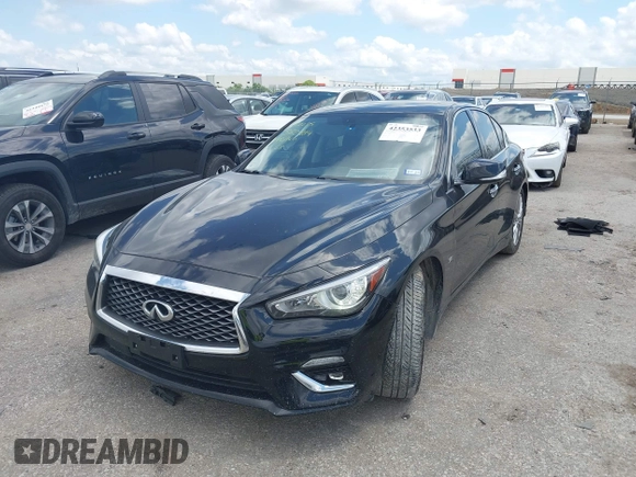 2019 Infiniti Q50 Luxe with VIN JN1EV7AP3KM519702, listed as a IAAI auction lot 42353533 with 46,371 mi miles and . Bid and sale history available at DreamBid. Image 17.
