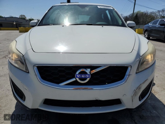 2011 Volvo C30 with VIN YV1672MK7B2213221, listed as a Copart auction lot 51539605 with 118,923 mi miles and Clean Title. Bid and sale history available at carsss.com. Image 5.