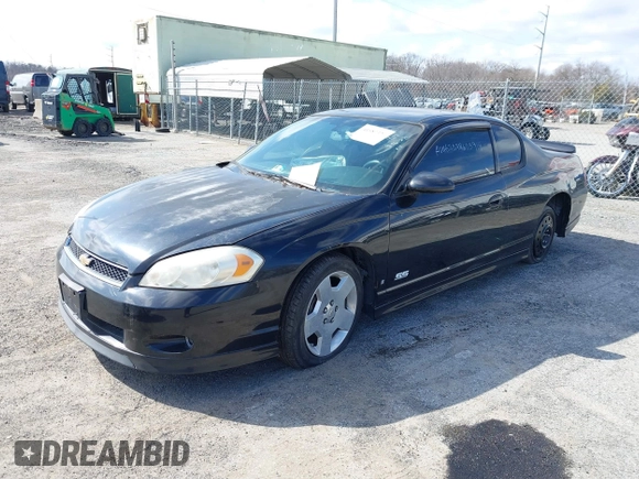 2006 Chevrolet Monte Carlo SS with VIN 2G1WL16C069259118, listed as a IAAI auction lot 41585326 with 1 mi miles. Bid and sale history available at carsss.com. Image 2.