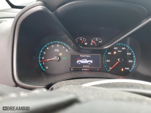 2019 Chevrolet Colorado 4WD LT with VIN 1GCGTCEN5K1127822, listed as a Copart auction lot 44759785 with 67,043 mi miles and Salvage Title. Bid and sale history available at carsss.com. Image 9.