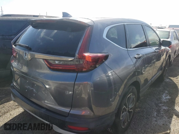 2020 Honda CR-V EX-L with VIN 5J6RW1H85LL005097, listed as a Copart auction lot 74837054 with 34,251 mi miles and Non Repairable. Bid and sale history available at carsss.com. Image 3.