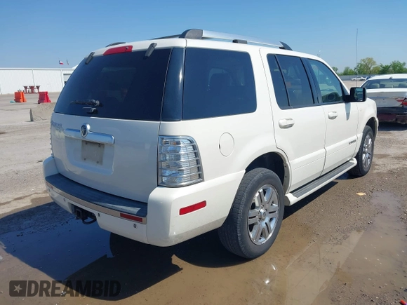 2008 Mercury Mountaineer Premier with VIN 4M2EU38E98UJ02861, listed as a IAAI auction lot 41984076 with 159,036 mi miles and . Bid and sale history available at DreamBid. Image 4.